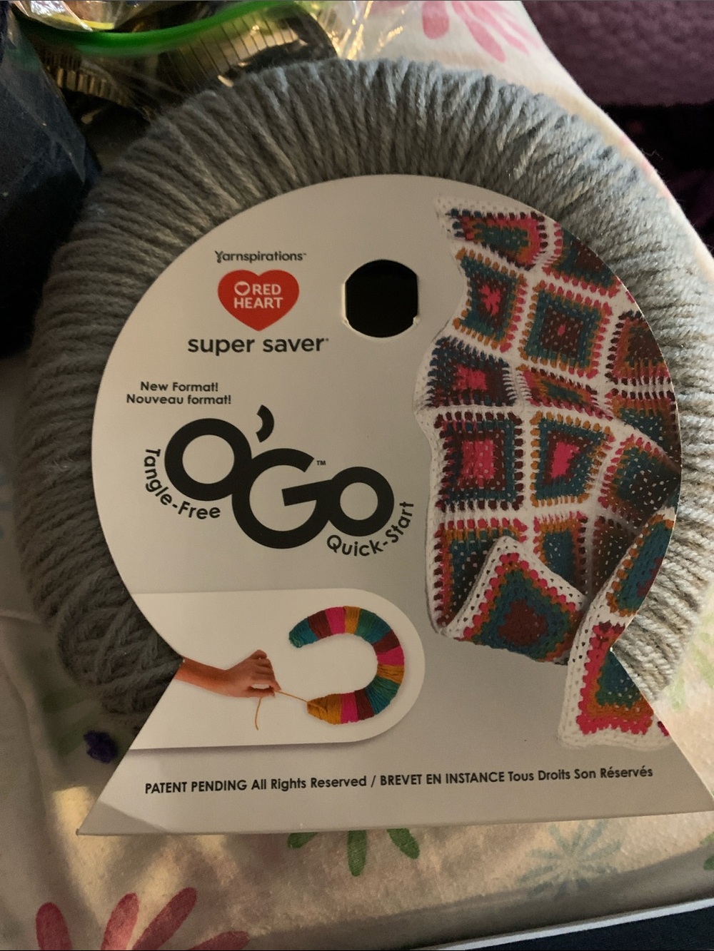 Yarnspiration Red Heart Super Saver O’Go Quick-Start Tangle Free Yarn